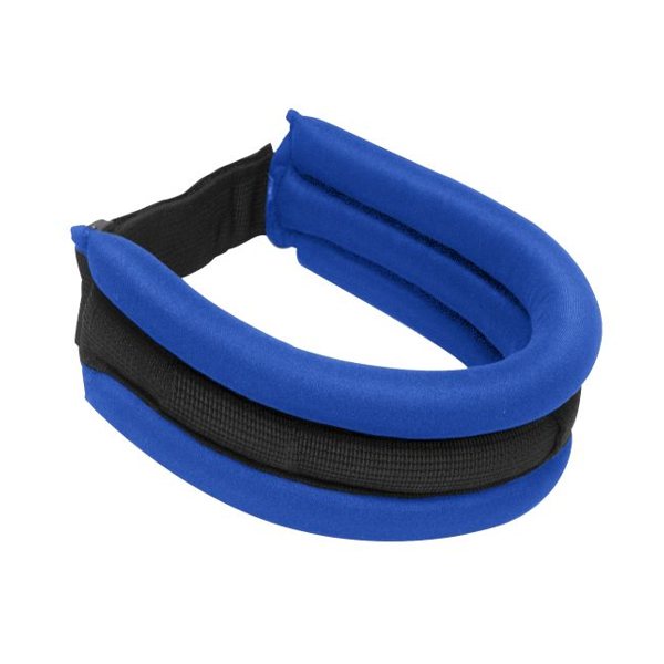 The Ringside weighted head wrap, a blue padded band